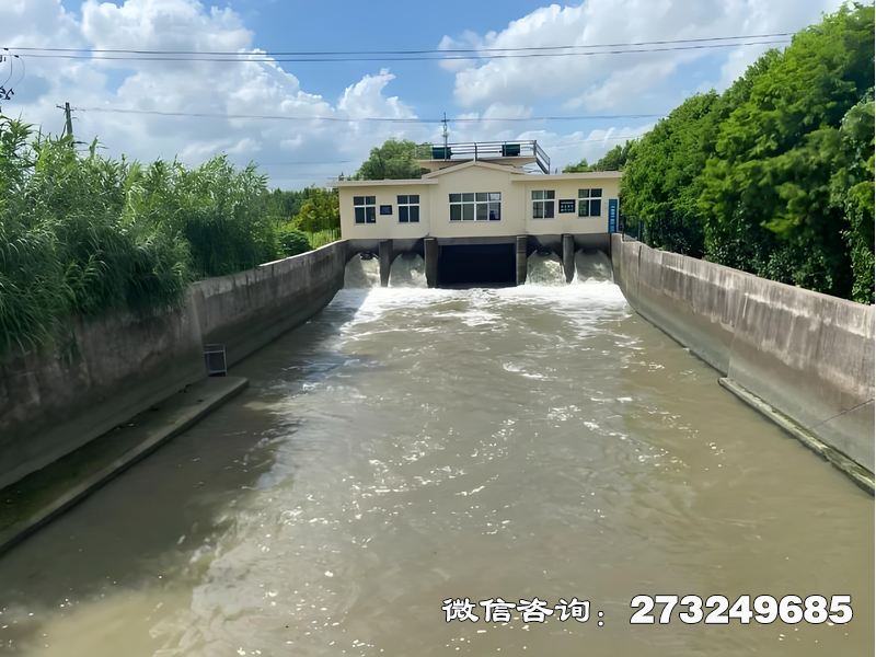防洪堤圩排站閘門