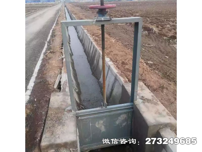 抗磨鋼制含沙閘門