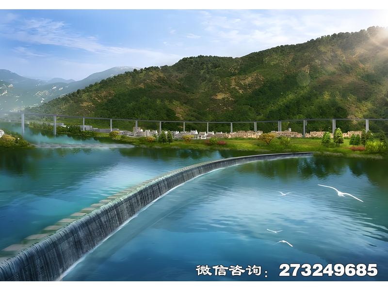 河道景觀液壓壩