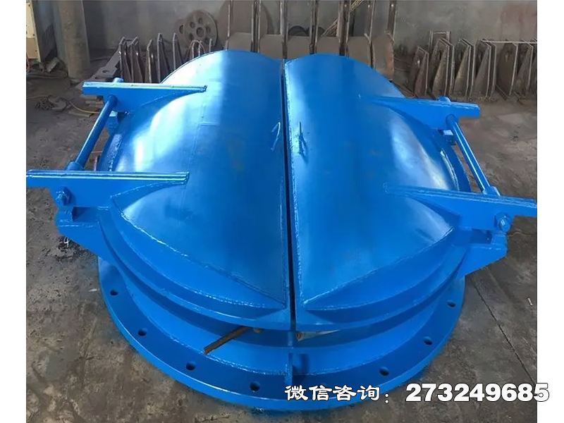 煙臺鑄鐵圓形雙開啟閉拍門