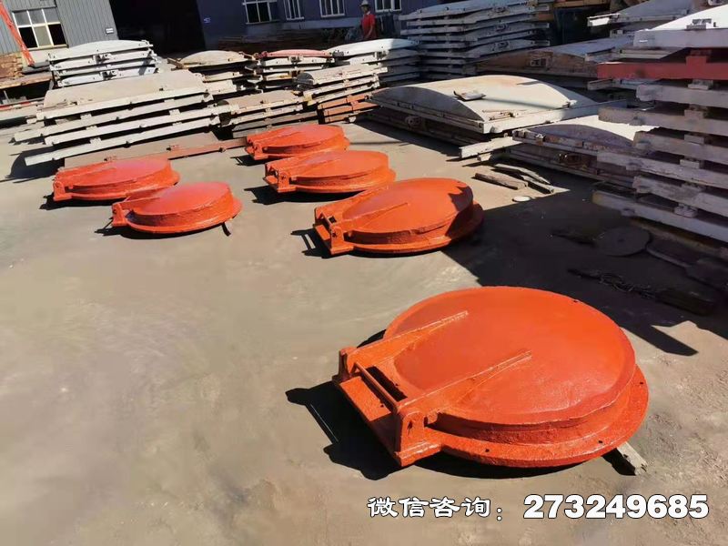 保康縣鑄鐵圓型管道拍門