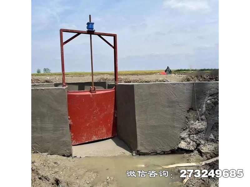 河道截流鑄鐵方閘門